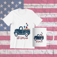 Load image into Gallery viewer, All American Dude 4th of July Fourth USA White Ceramic Coffee Tea Mug - CrazyFamilyLove