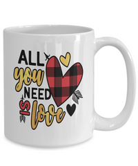 Load image into Gallery viewer, All You Need Love3 Valentine Day Ceramic Coffee Mug Gift For Him Her Drinkware