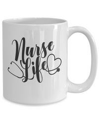Load image into Gallery viewer, LPN RN ARNP Nurse Life 1 Ceramic Coffee Tea Mug | Nurse Practitioner Drinkware