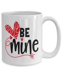 Load image into Gallery viewer, Be Mine1 Valentine Day Ceramic Coffee Tea Mug Gift For Him Her Drinkware Cups - CrazyFamilyLove