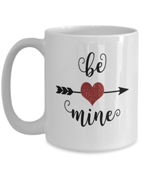 Load image into Gallery viewer, Be Mine3 Valentine Day Ceramic Coffee Tea Mug Gift For Him Her Drinkware Cups - CrazyFamilyLove
