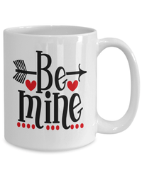Load image into Gallery viewer, Be Mine4 Valentine Day Ceramic Coffee Tea Mug Gift For Him Her Drinkware Cups - CrazyFamilyLove