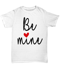 Load image into Gallery viewer, Be Mine9 Valentine Day Gift for Him Her Graphic Short Sleeve Cotton Shirt Tshirt - CrazyFamilyLove