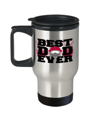 Load image into Gallery viewer, Best Fireman Dad Coffee Travel Mug | Firefighter Father Papa Daddy Bday Drinkware - CrazyFamilyLove