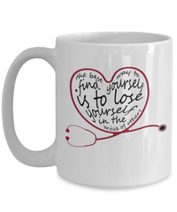 Load image into Gallery viewer, Best Way Find Yourself LPN RN ARNP Nurse Coffee Mug Nurse Practitioner Drinkware - CrazyFamilyLove