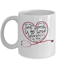 Load image into Gallery viewer, Best Way Find Yourself LPN RN ARNP Nurse Coffee Mug Nurse Practitioner Drinkware - CrazyFamilyLove