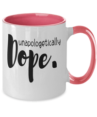 Load image into Gallery viewer, Black Lives Matter Two Tone Coffee Mug Cup Unapologetically Dope Black Pride BLM - CrazyFamilyLove