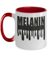 Load image into Gallery viewer, Black Lives Matter Two Tone Coffee Tea Mug Cup Melanin Black Pride BLM Drinkware - CrazyFamilyLove