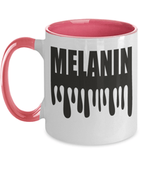 Load image into Gallery viewer, Black Lives Matter Two Tone Coffee Tea Mug Cup Melanin Black Pride BLM Drinkware - CrazyFamilyLove