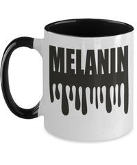 Load image into Gallery viewer, Black Lives Matter Two Tone Coffee Tea Mug Cup Melanin Black Pride BLM Drinkware - CrazyFamilyLove