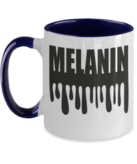 Load image into Gallery viewer, Black Lives Matter Two Tone Coffee Tea Mug Cup Melanin Black Pride BLM Drinkware - CrazyFamilyLove