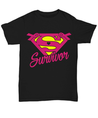 Load image into Gallery viewer, Breast Cancer Awareness Cotton Shirt Breast Cancer Survivor3 Pink Ribbon tshirt - CrazyFamilyLove
