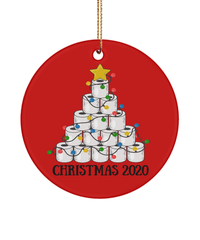 Load image into Gallery viewer, Ceramic Christmas Ornaments Toilet Paper Tree 2020 | Gift Ideas For Husband Wife - CrazyFamilyLove