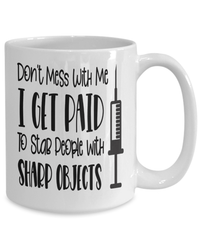 Load image into Gallery viewer, Don't Mess With Me LPN RN ARNP Nurse Practitioner Coffee Tea Mug Drinkware - CrazyFamilyLove