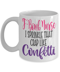 Load image into Gallery viewer, F-Bomb LPN RN ARNP Nurse Ceramic Coffee Tea Mug | Nursing Assistant Drinkware - CrazyFamilyLove
