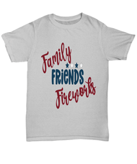 Load image into Gallery viewer, Family Friends Fireworks 4th of July Fourth Since Born in the USA Tshirt Tee 1776 America Independence Day Star Spangled Banner Cotton Shirt - CrazyFamilyLove