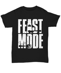 Load image into Gallery viewer, Feast Mode1 America Thanksgiving Turkey Day Black Graphic Tshirt Teeshirt Pumpkin Patch Autumn Fall Harvest Corn Stalk Maze Cotton Shirt - CrazyFamilyLove