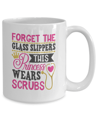 Load image into Gallery viewer, Forget the Glass Slippers01 LPN RN ARNP Nurse Practitioner Coffee Mug Drinkware - CrazyFamilyLove