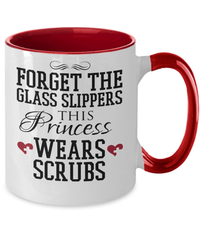 Load image into Gallery viewer, Forget the Glass Slippers02 LPN RN ARNP Nurse Two Tone Coffee Tea Mug Drinkware - CrazyFamilyLove