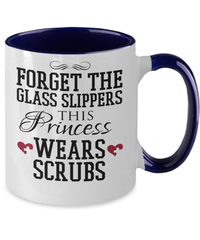 Load image into Gallery viewer, Forget the Glass Slippers02 LPN RN ARNP Nurse Two Tone Coffee Tea Mug Drinkware - CrazyFamilyLove