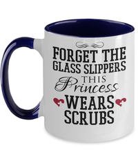 Load image into Gallery viewer, Forget the Glass Slippers02 LPN RN ARNP Nurse Two Tone Coffee Tea Mug Drinkware - CrazyFamilyLove