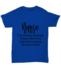 Load image into Gallery viewer, Nurse T Shirt | Nurse Definition | LPN RN Nurse | Nurse Practitioner | Nursing Assistant | Teeshirt Graphic