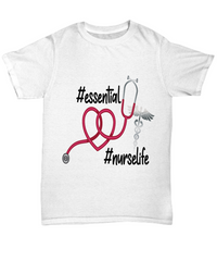 Load image into Gallery viewer, Nurse T Shirt | #Essential #Nurselife | LPN Nurse | RN Nurse | Nurse Practitioner | Nursing Assistant | Teeshirt Graphic