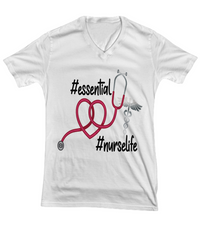 Load image into Gallery viewer, Nurse T Shirt | #Essential #Nurselife | LPN Nurse | RN Nurse | Nurse Practitioner | Nursing Assistant | Teeshirt Graphic