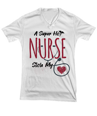 Load image into Gallery viewer, Nurse T Shirt | A Super Hot Nurse Red | LPN Nurse | RN Nurse | Nurse Practitioner | Nursing Assistant | Teeshirt Graphic