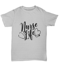 Load image into Gallery viewer, Nurse T Shirt | Nurse Life 01 | LPN RN Nurse | Nurse Practitioner | Nursing Assistant | Teeshirt Graphic