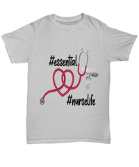 Load image into Gallery viewer, Nurse T Shirt | #Essential #Nurselife | LPN Nurse | RN Nurse | Nurse Practitioner | Nursing Assistant | Teeshirt Graphic