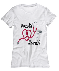 Load image into Gallery viewer, Nurse T Shirt | #Essential #Nurselife | LPN Nurse | RN Nurse | Nurse Practitioner | Nursing Assistant | Teeshirt Graphic