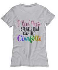 Load image into Gallery viewer, Nurse T Shirt | F-Bomb Nurse Glitter | LPN Nurse | RN Nurse | Nurse Practitioner | Nursing Assistant | Teeshirt Graphic