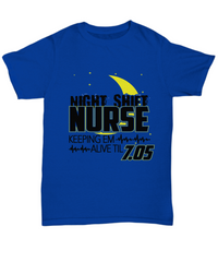 Load image into Gallery viewer, Nurse T Shirt | Night Shift Nurse | LPN RN Nurse | Nurse Practitioner | Nursing Assistant | Teeshirt Graphic