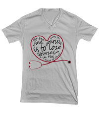 Load image into Gallery viewer, Nurse T Shirt | Best Way to Find Yourself | LPN Nurse | RN Nurse | Nurse Practitioner | Nursing Assistant | Teeshirt Graphic