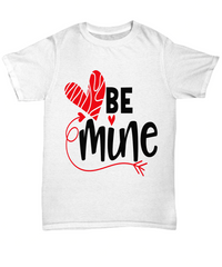 Load image into Gallery viewer, Be Mine1 Valentine Day Gift for Him Her Graphic Short Sleeve Cotton Shirt Tshirt