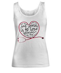 Load image into Gallery viewer, Nurse T Shirt | Best Way to Find Yourself | LPN Nurse | RN Nurse | Nurse Practitioner | Nursing Assistant | Teeshirt Graphic