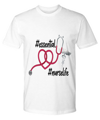 Load image into Gallery viewer, Nurse T Shirt | #Essential #Nurselife | LPN Nurse | RN Nurse | Nurse Practitioner | Nursing Assistant | Teeshirt Graphic