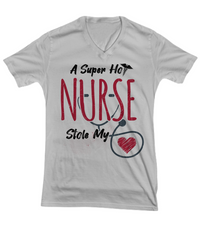 Load image into Gallery viewer, Nurse T Shirt | A Super Hot Nurse Red | LPN Nurse | RN Nurse | Nurse Practitioner | Nursing Assistant | Teeshirt Graphic