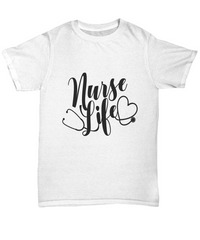 Load image into Gallery viewer, Nurse T Shirt | Nurse Life 01 | LPN RN Nurse | Nurse Practitioner | Nursing Assistant | Teeshirt Graphic