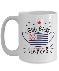 Load image into Gallery viewer, God Bless Heathcare Heroes LPN RN ARNP Nurse Practitioner Coffee Mug Drinkware - CrazyFamilyLove