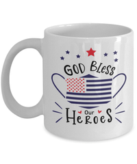 Load image into Gallery viewer, God Bless Heathcare Heroes LPN RN ARNP Nurse Practitioner Coffee Mug Drinkware - CrazyFamilyLove