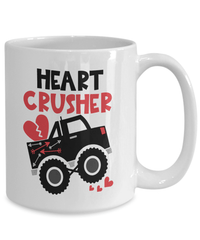 Load image into Gallery viewer, Heart Crusher Valentine Day Ceramic Coffee Tea Mug Gift For Him Her Drinkware - CrazyFamilyLove