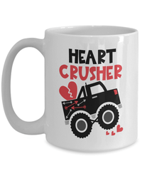 Load image into Gallery viewer, Heart Crusher Valentine Day Ceramic Coffee Tea Mug Gift For Him Her Drinkware - CrazyFamilyLove