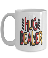 Load image into Gallery viewer, Hug Dealer Valentine Day Ceramic Coffee Tea Mug Gift For Him Her Drinkware Cups - CrazyFamilyLove