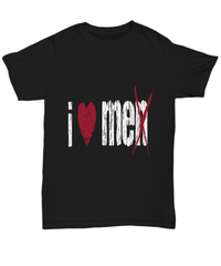 Load image into Gallery viewer, I Love Me Valentine Day Gift for Him Her Black Short Sleeve Graphic Cotton Shirt - CrazyFamilyLove
