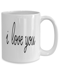 Load image into Gallery viewer, I Love You1 Valentine Day Ceramic Coffee Tea Mug Gift For Him Her Drinkware Cups - CrazyFamilyLove