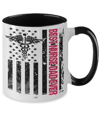 Load image into Gallery viewer, LPN RN ARNP Bst Nurse Dad Ever Two Tone Coffee Mug | Father Papa Daddy Drinkware - CrazyFamilyLove