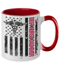 Load image into Gallery viewer, LPN RN ARNP Bst Nurse Dad Ever Two Tone Coffee Mug | Father Papa Daddy Drinkware - CrazyFamilyLove
