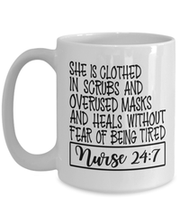 Load image into Gallery viewer, LPN RN ARNP Nurse 24:7 Ceramic Coffee Tea Mug | Nurse Practitioner Drinkware - CrazyFamilyLove